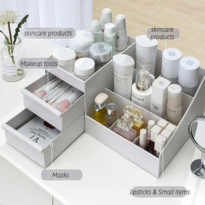 Jewelry Holder for Bathroom Vanity and Dressing Room Brushes